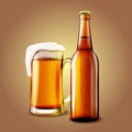 Beer banner Royalty Free Stock Photo