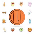 beer Barrel colored sketch style icon. Detailed set of color beer in hand drawn style icons. Premium graphic design. One of the Royalty Free Stock Photo