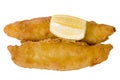 Beer Battered Fish And Lemon