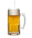 Beer Being Poured Into Mug Royalty Free Stock Photo