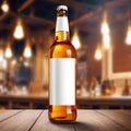 Beer blank generic product packaging mockup