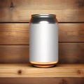 Beer blank generic product packaging mockup