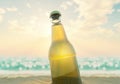 Beer Bottle On The Beach