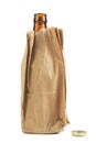 Beer Bottle in Brown Paper Bag