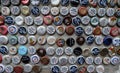 Beer bottle caps collection