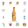 beer bottle colored sketch style icon. Detailed set of color beer in hand drawn style icons. Premium graphic design. One of the Royalty Free Stock Photo