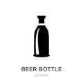 beer bottle icon in trendy design style. beer bottle icon isolated on white background. beer bottle vector icon simple and modern Royalty Free Stock Photo