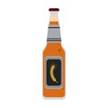 Beer bottle isolated Royalty Free Stock Photo