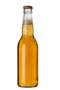 Beer bottle with liquid