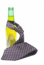 Beer Bottle with Necktie