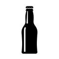 Beer bottle vector icon