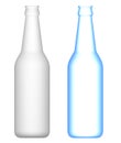 Beer Bottles : Transparent and opaque