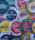 Beer bottlecap art Royalty Free Stock Photo