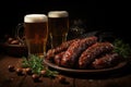 Beer and Brats Bliss: Experience the blissful combination of Bavarian sausages and beer in a picturesque setting, a