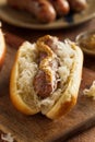 Beer Bratwurst with Sauerkraut Royalty Free Stock Photo