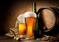 Beer in brewery Royalty Free Stock Photo