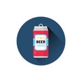 Beer Can Icon Oktoberfest Festival Holiday Concept