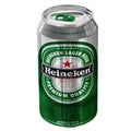 beer can render concept with white background