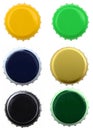 Beer caps Royalty Free Stock Photo