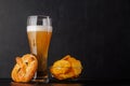 Beer, chips and pretzel Royalty Free Stock Photo