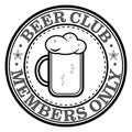 Beer club. Royalty Free Stock Photo