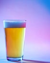 Beer on a Colorful Background