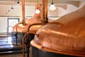 Beer copper fermentation vats