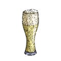 beer drink cup sketch hand drawn vector Royalty Free Stock Photo