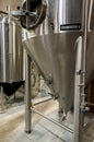 Beer fermenter tank Royalty Free Stock Photo