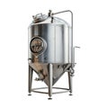 Beer Fermenter Tank on Transparent Background - Ai Generated Royalty Free Stock Photo