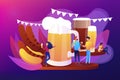 Beer fest concept vector illustration.