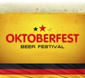 Beer festival background Royalty Free Stock Photo