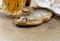 Beer with fish