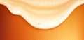 Beer Foam Realistic Background Royalty Free Stock Photo