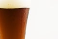 Beer Glass Closeup Royalty Free Stock Photo