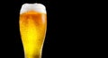 Beer. Glass of cold beer with water drops. Craft beer Royalty Free Stock Photo