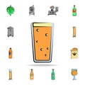 beer glass colored sketch style icon. Detailed set of color beer in hand drawn style icons. Premium graphic design. One of the Royalty Free Stock Photo