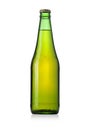 Beer glass green bottle Royalty Free Stock Photo