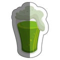 beer green celebrarion icon Royalty Free Stock Photo