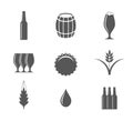 Beer. Icon set