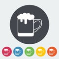 Beer icon Royalty Free Stock Photo