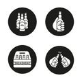 Beer icons set