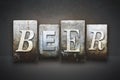 Beer Letterpress