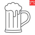 Beer line icon