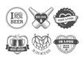 Beer lover badges.