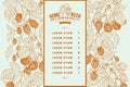 Beer menu design template. Retro beer background. Vector hand drawn hop illustration. Vintage style banner. Royalty Free Stock Photo