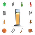 beer mug colored sketch style icon. Detailed set of color beer in hand drawn style icons. Premium graphic design. One of the Royalty Free Stock Photo