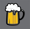 Beer mug icon Royalty Free Stock Photo