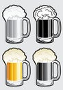 Beer Mug Illustration Royalty Free Stock Photo