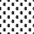 Beer mug pattern vector Royalty Free Stock Photo